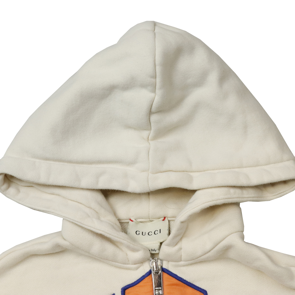 Baby Gucci Logo Applique Zip Hoodie Size 110 4Y - Picture 2 of 7